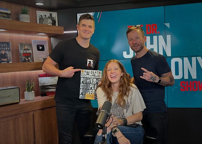 Seth and Melanie with their book